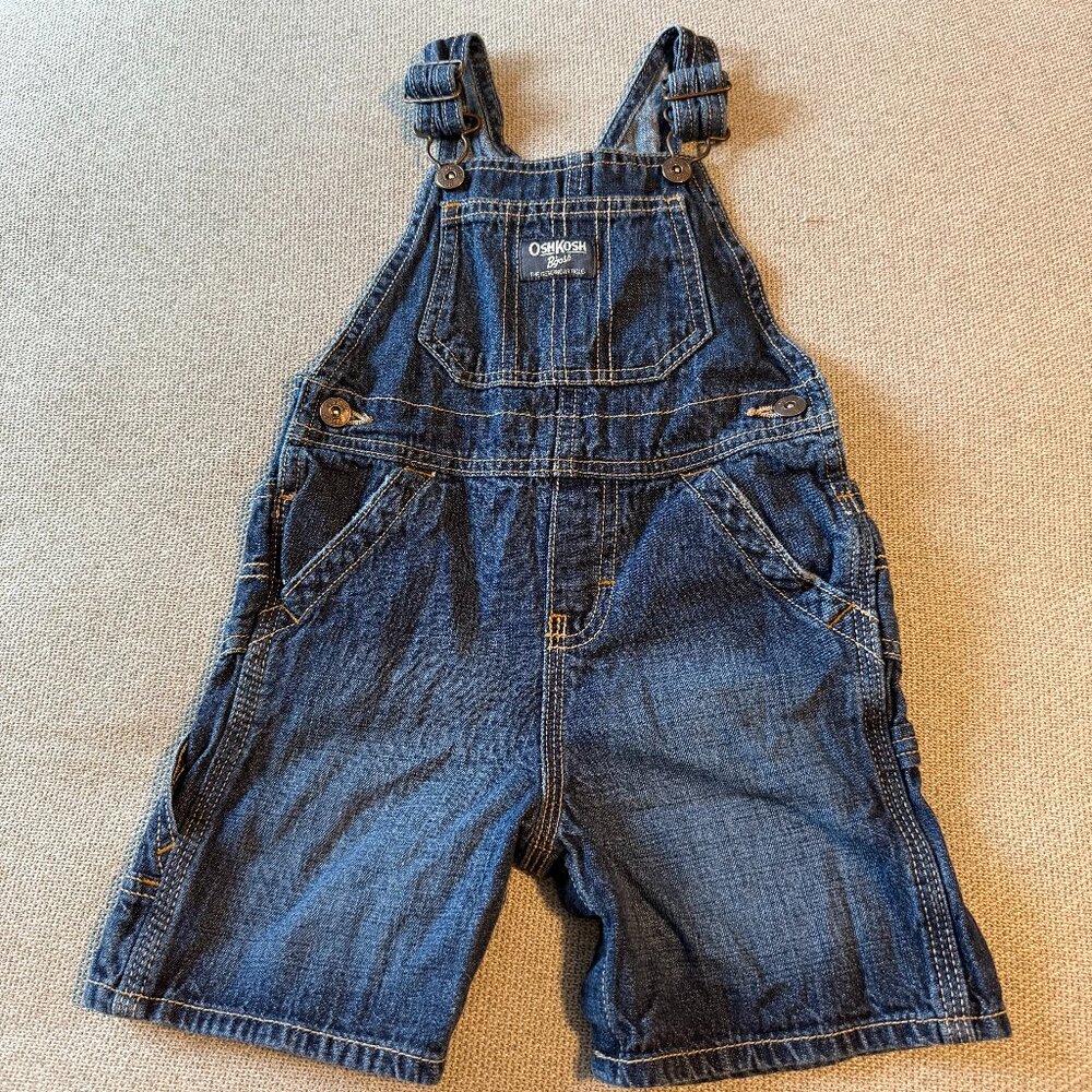 oshkosh b'gosh short overalls 24M